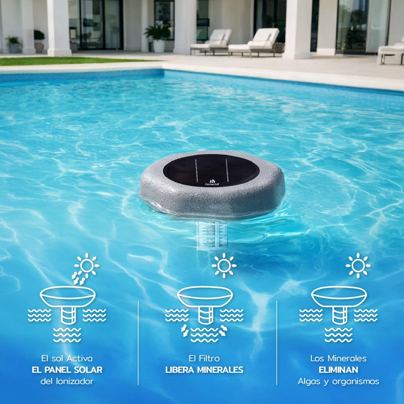 IONIZADOR SOLAR HEXAGONAL PARA PISCINA 150000 LTS HOMECLAF - 5