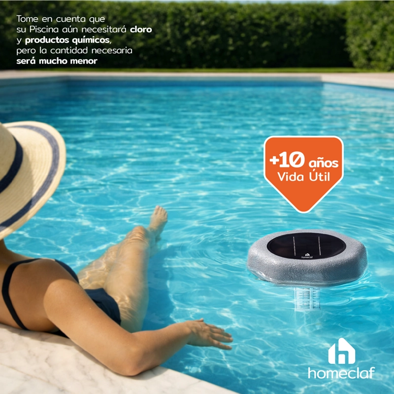 IONIZADOR SOLAR HEXAGONAL PARA PISCINA 150000 LTS HOMECLAF - 7