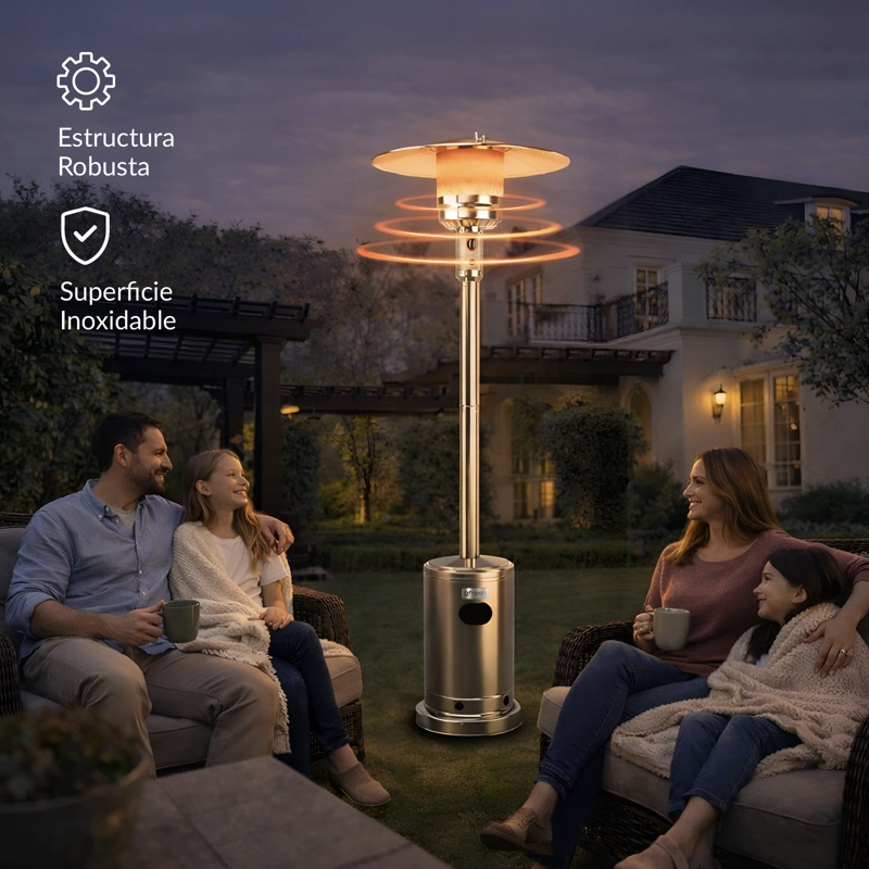 ESTUFA DE PATIO EXTERIOR A GAS 50,000 BTU ANTIVUELCO BFRESH - 7
