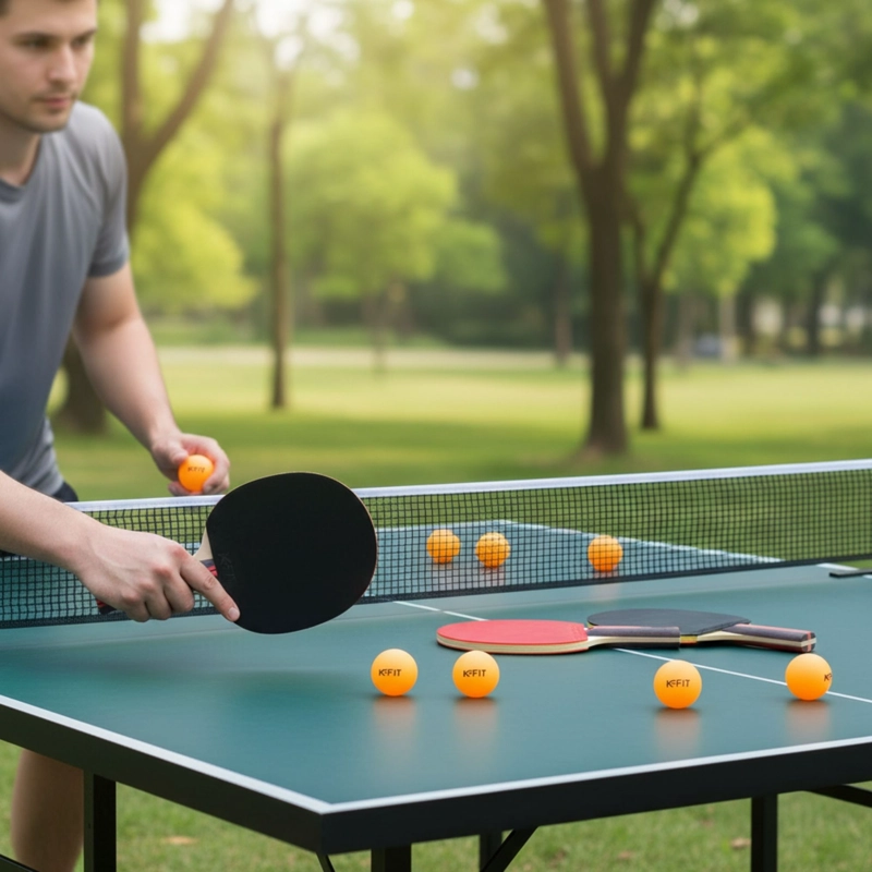 SET 4 PALETAS PING PONG + 30 PELOTAS + MALLA - 6