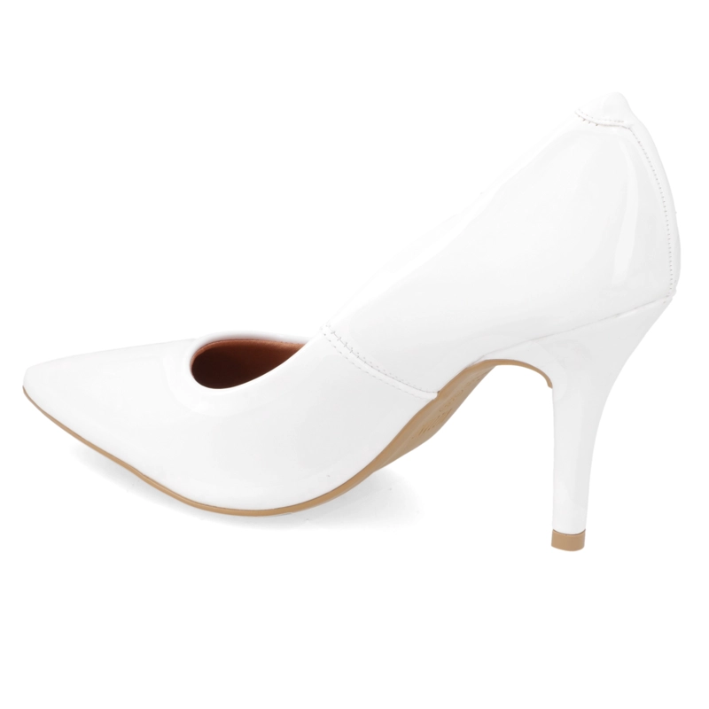 ZAPATO DE MUJER TACO AGUJA STILETTO BLANCO 1184-1 - VIZZANO - 4