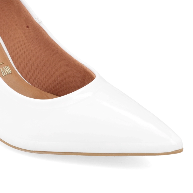 ZAPATO DE MUJER TACO AGUJA STILETTO BLANCO 1184-1 - VIZZANO - 6