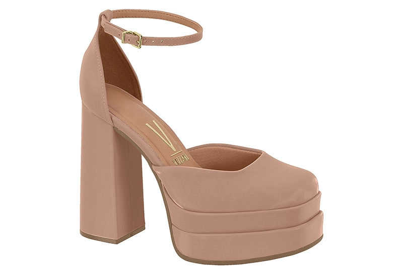 MAXI PLATAFORMA VIZZANO GLOSSY NUDE - 1
