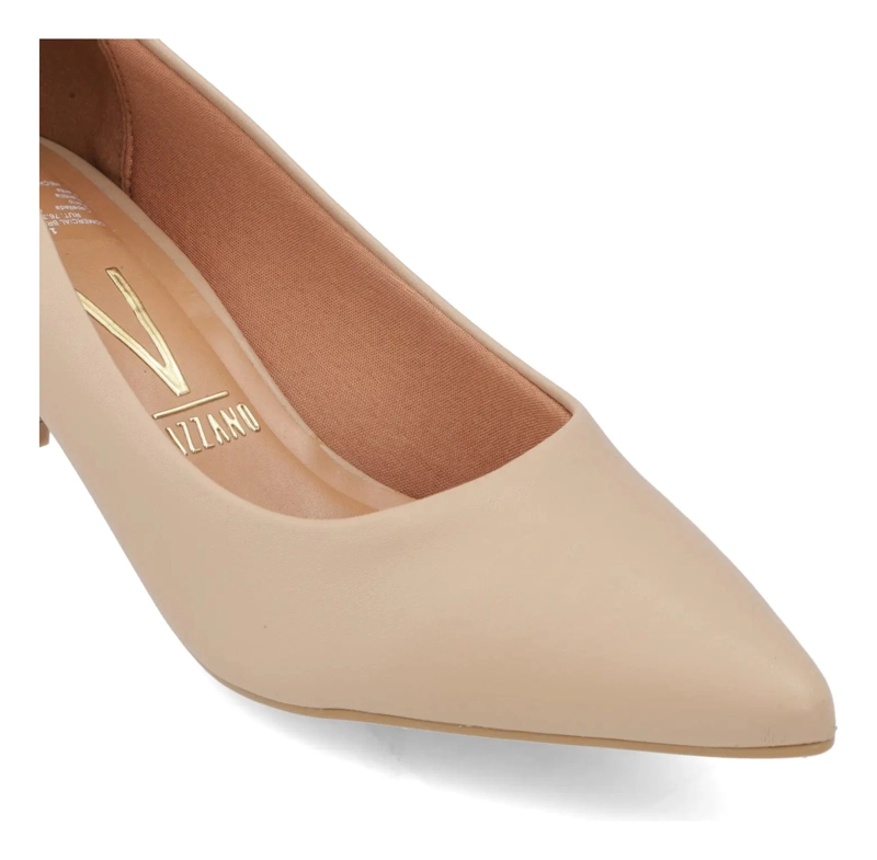 ZAPATO VIZZANO MUJER TACO AGUJA STILETTO BEIGE - 5
