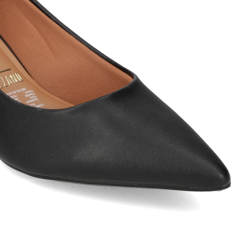 ZAPATO MUJER TACO AGUJA STILETTO NEGRO VIZZANO - 6