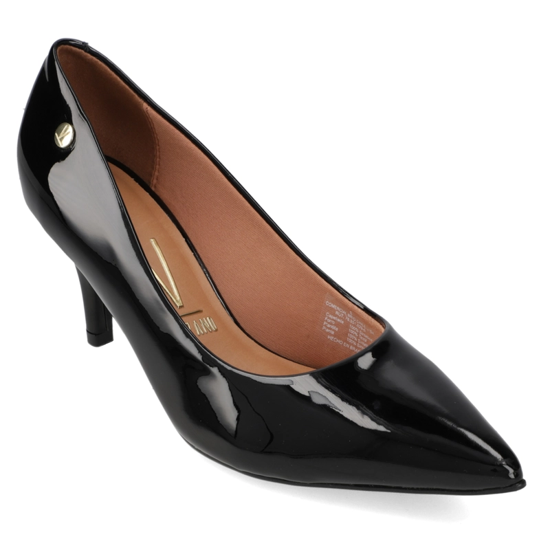 ZAPATO VIZZANO MUJER TACO AGUJA STILETTO NEGRO - 1
