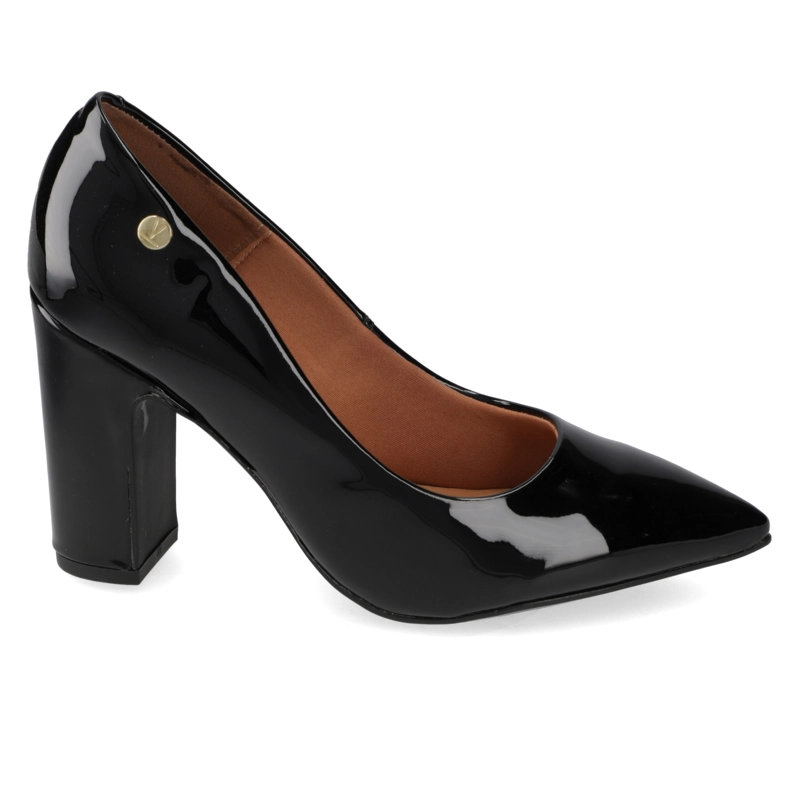 TACONES VIZZANO MUJER TACO ANCHO 10 CM CHAROL NEGRO - 2