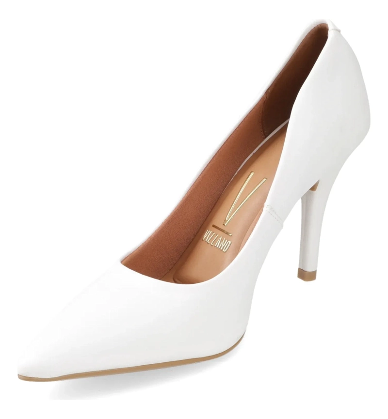 ZAPATO MUJER TACO AGUJA STILETTO BLANCO 1184-1 - VIZZANO - 3