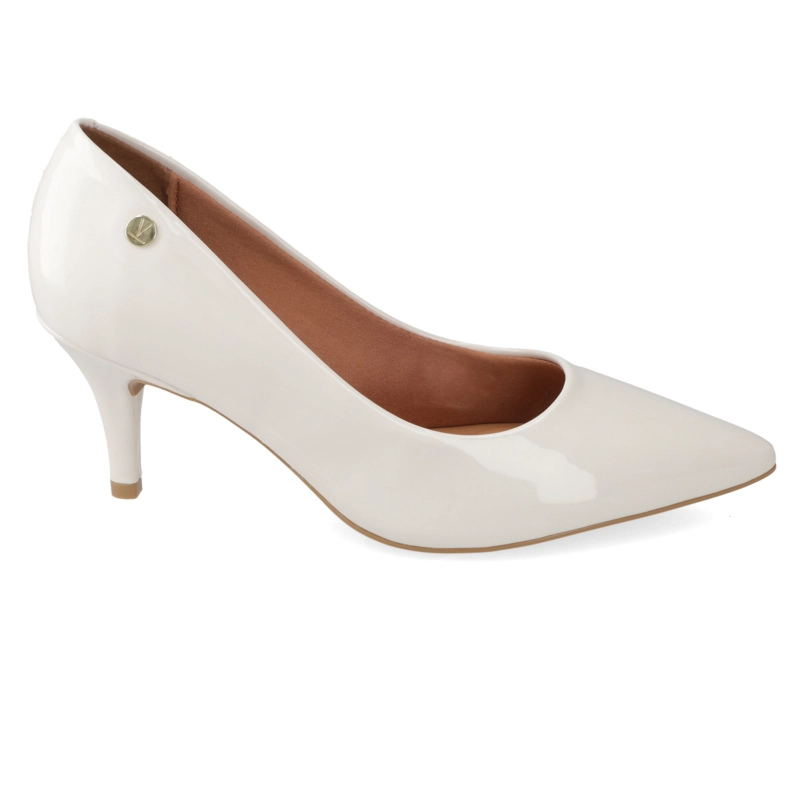 ZAPATO MUJER TACO AGUJA STILETTO CHAROL BLANCO  VIZZANO - 2