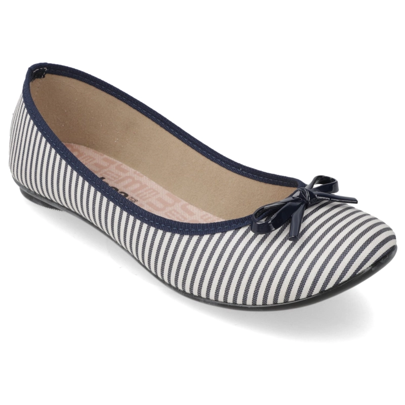 ZAPATO PLANO MUJER MOLECA AZUL - 1