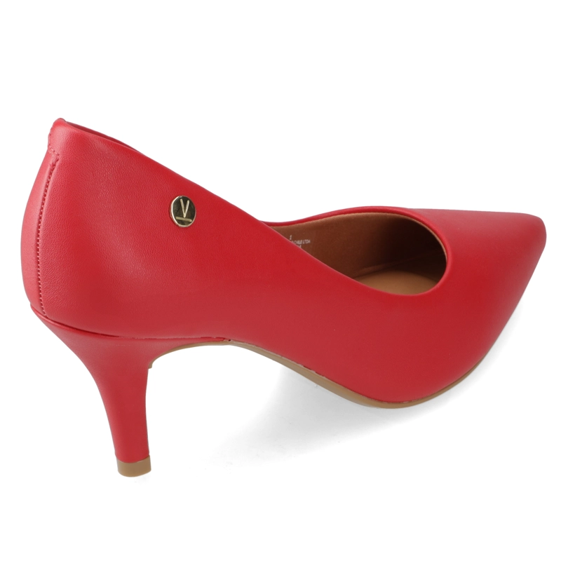 STILETTO MUJER TACO AGUJA MEDIO ROJO VIZZANO ECOCUERO - 5