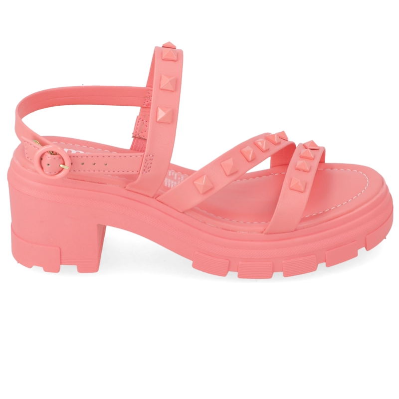 SANDALIA TACO MUJER MOLECA CORAL - 2