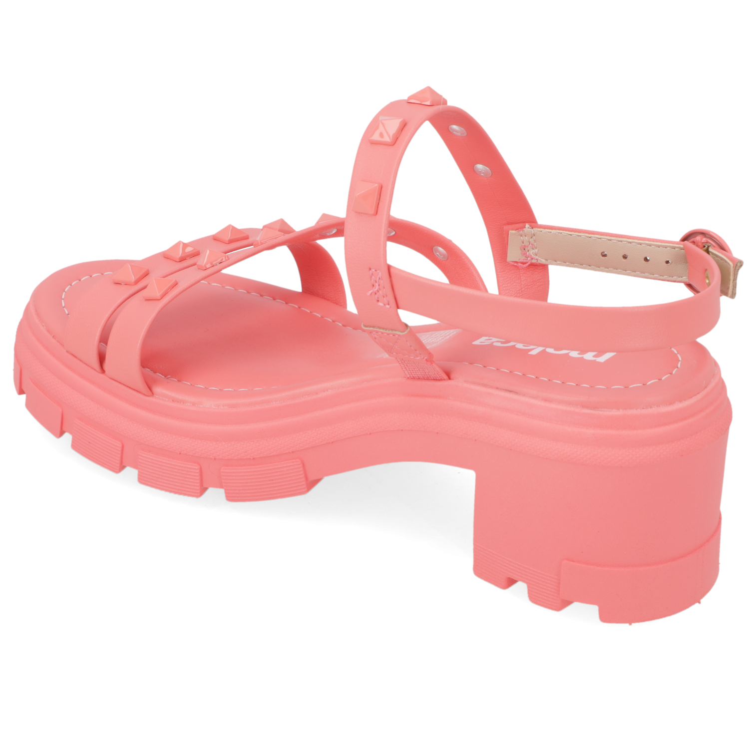 SANDALIA TACO MUJER MOLECA CORAL - 4