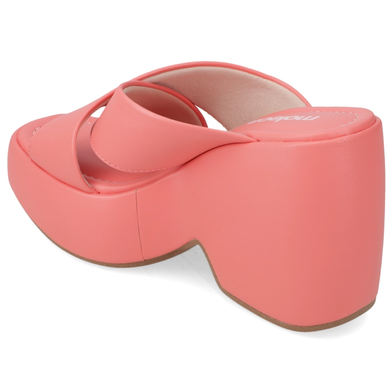 SANDALIA TACO MUJER MOLECA CORAL - 4