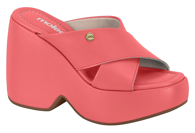 SANDALIA TACO MUJER MOLECA CORAL - 7