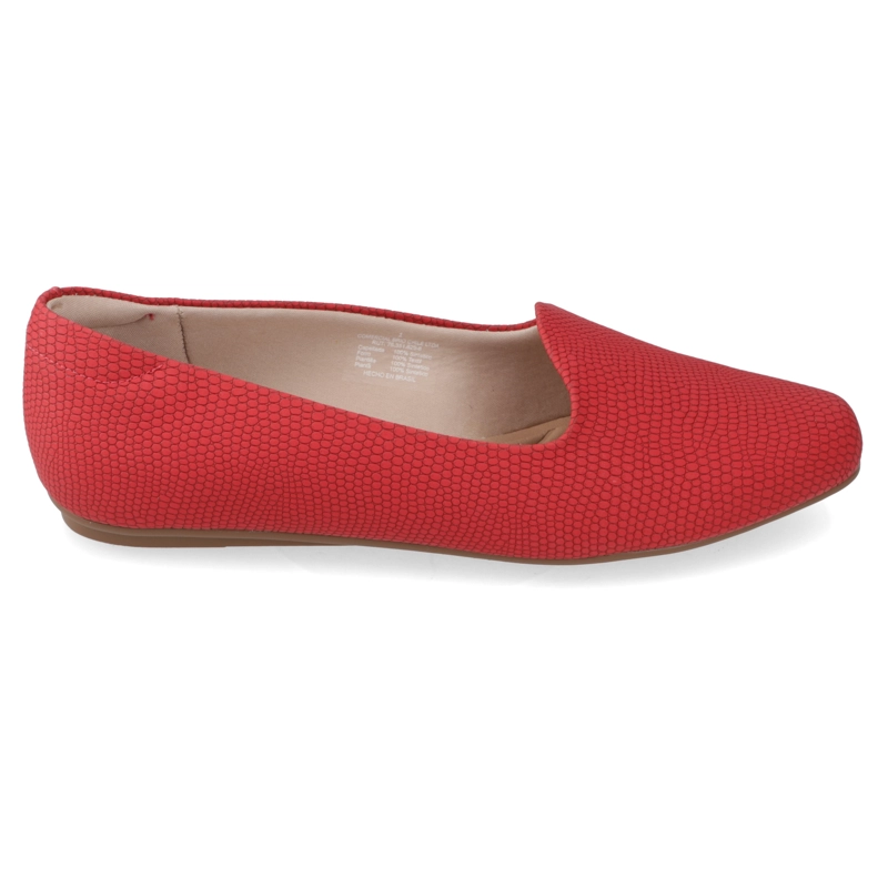 BALLERINAS ROJO BEIRA RIO - 2