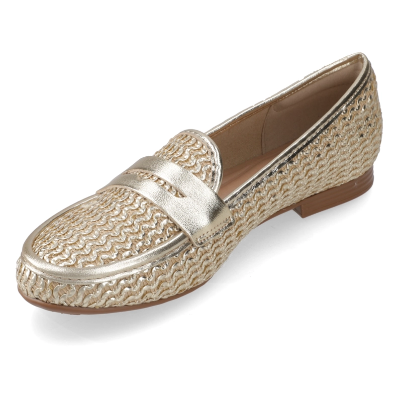 MOCASINES DORADO BEIRA RIO - 3