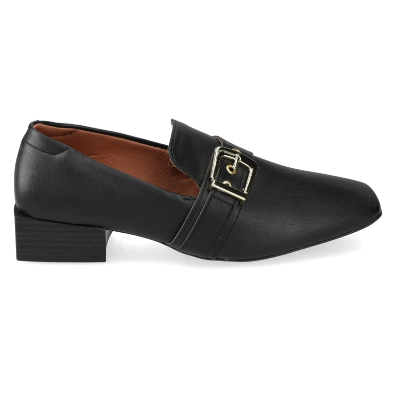 MOCASIN MUJER HEBILLA VIZZANO NEGRO - 2