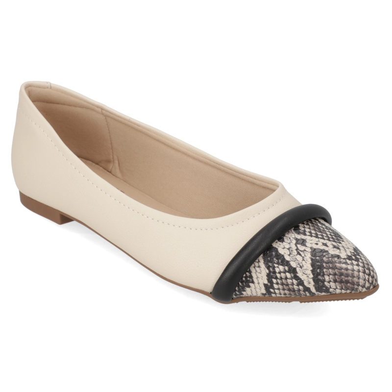 BALLERINAS CREMA MODARE - 1