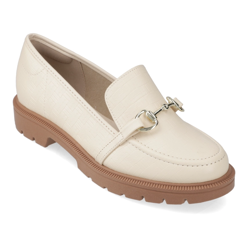 MOCASIN CREMA BEIRA RIO - 1