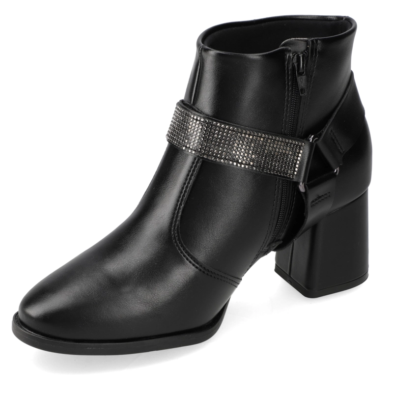 BOTIN TACO ANCHO NEGRO MODARE 15745 - 3