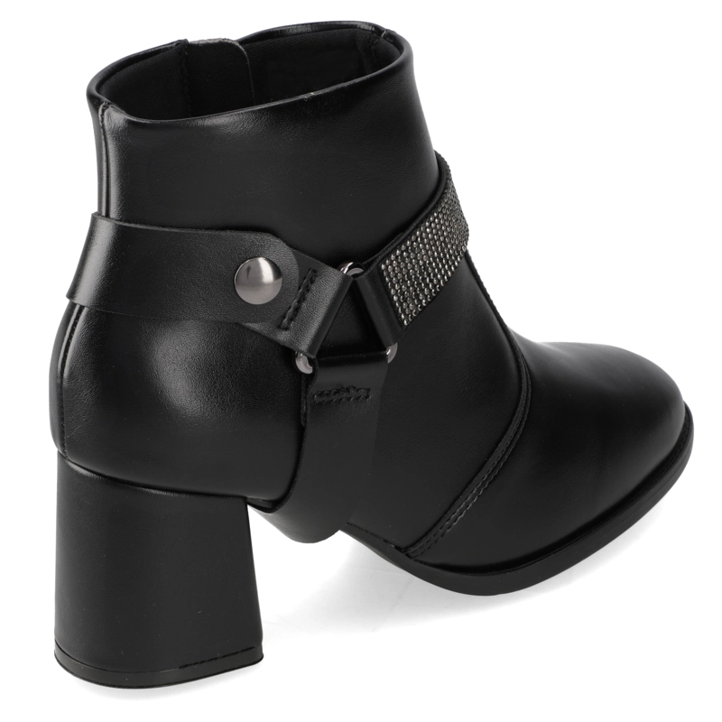 BOTIN TACO ANCHO NEGRO MODARE 15745 - 5