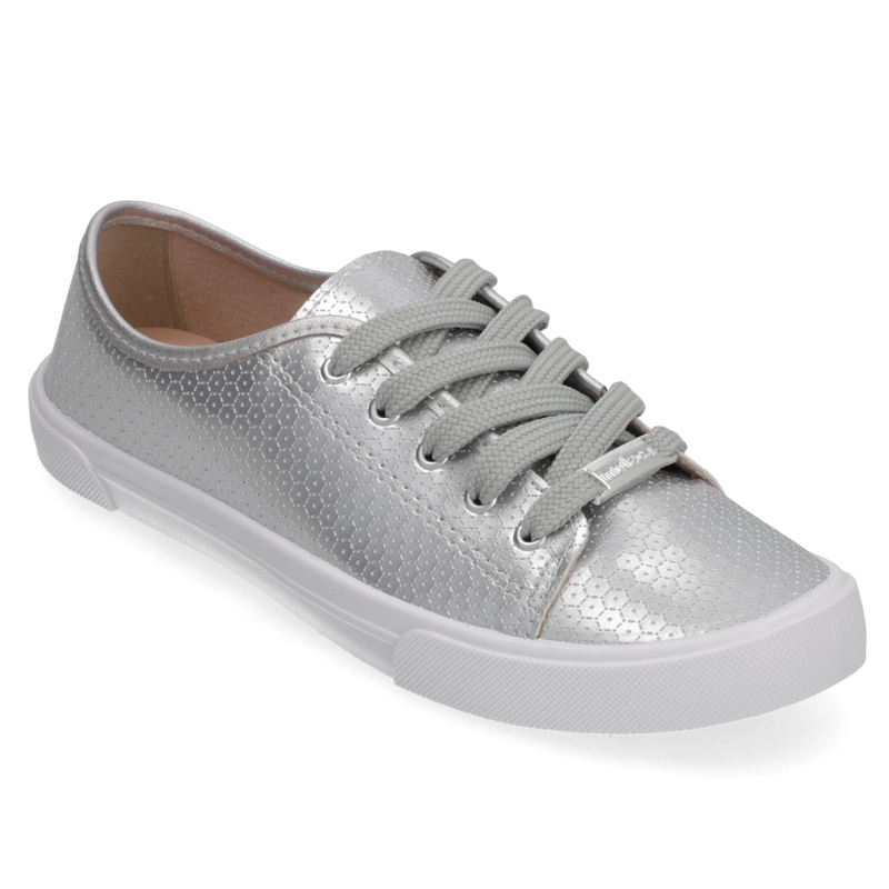 ZAPATILLA CASUAL PLATEADO MOLECA - 1