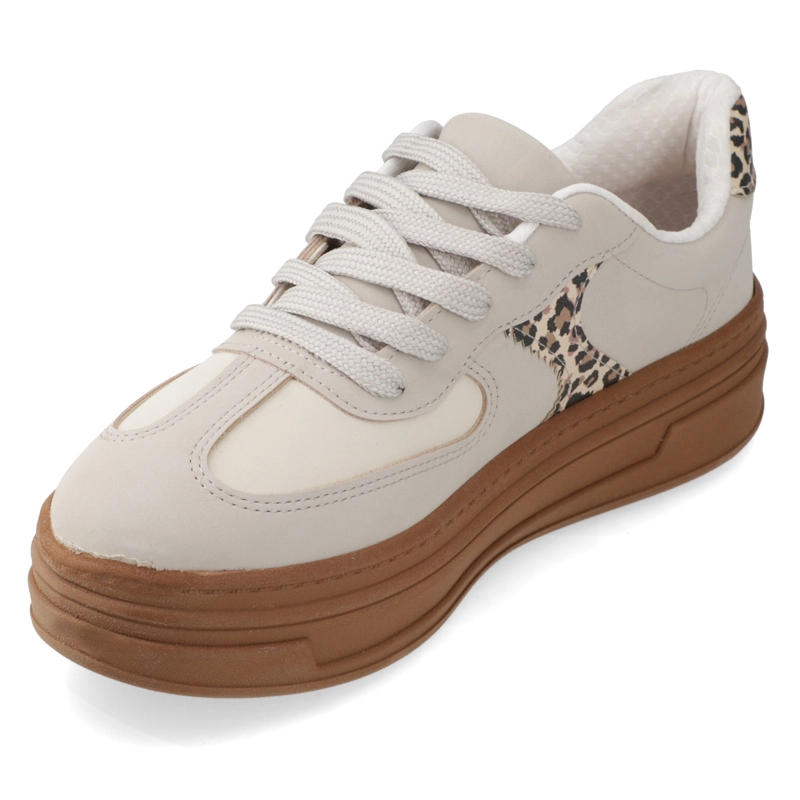 ZAPATILLAS CASUALES GRIS ANIMAL PRINT BEIRA RIO - 3