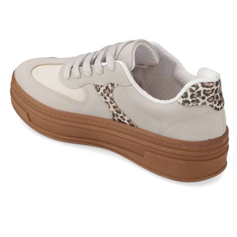 ZAPATILLAS CASUALES GRIS ANIMAL PRINT BEIRA RIO - 4