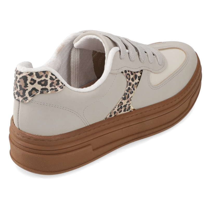 ZAPATILLAS CASUALES GRIS ANIMAL PRINT BEIRA RIO - 5