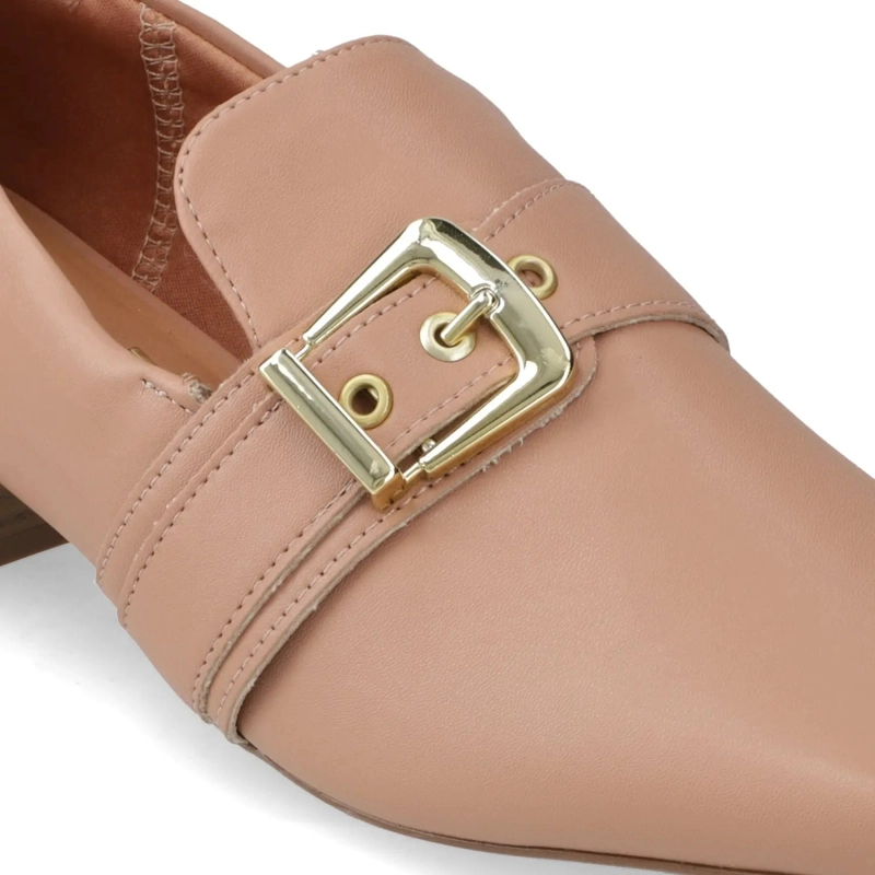 MOCASINES NUDE CON DETALLE DE HEBILLA VIZZANO - 6