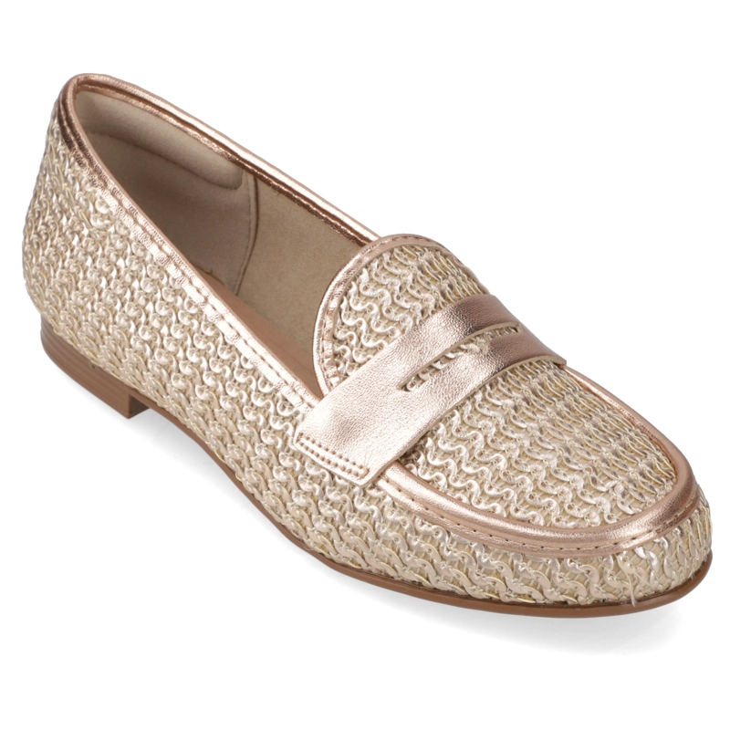 MOCASINES ROSE GOLD BEIRA RIO - 1