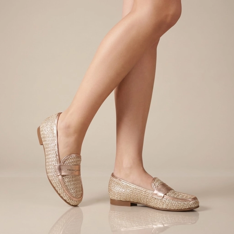 MOCASINES ROSE GOLD BEIRA RIO - 7