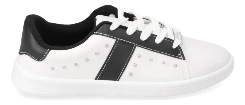 ZAPATILLA CASUAL BLANCO MOLECA - 2