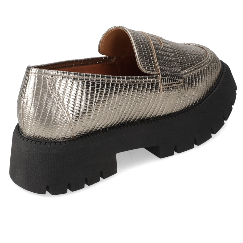 MOCASIN MUJER VIZZANO METALIZADOS DORADO - 5