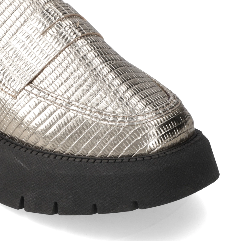 MOCASIN MUJER VIZZANO METALIZADOS DORADO - 6