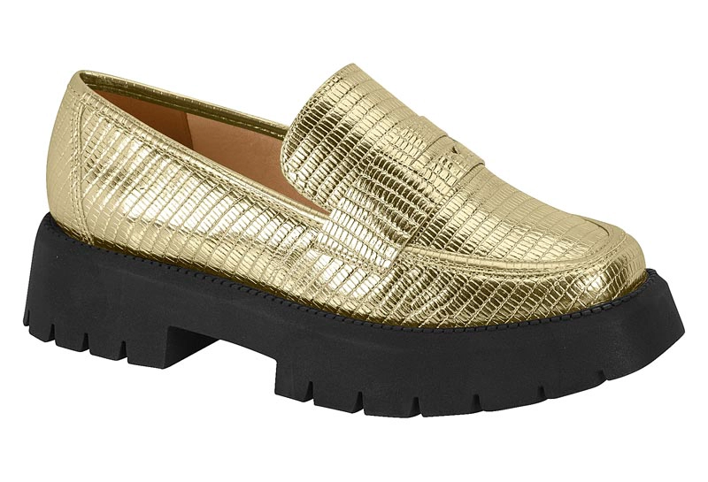 MOCASIN MUJER VIZZANO METALIZADOS DORADO - 7