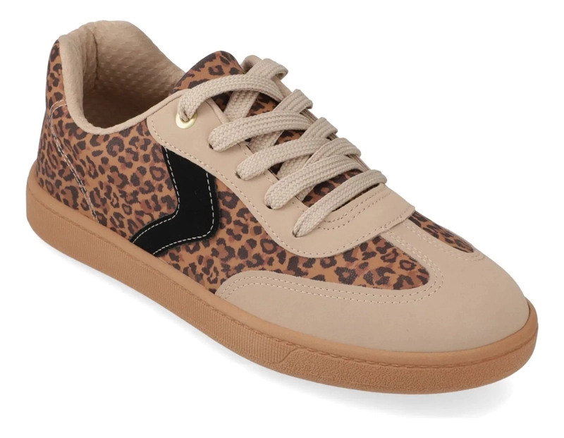 ZAPATILLAS CASUALES CAFE ANIMAL PRINT BEIRA RIO - 1