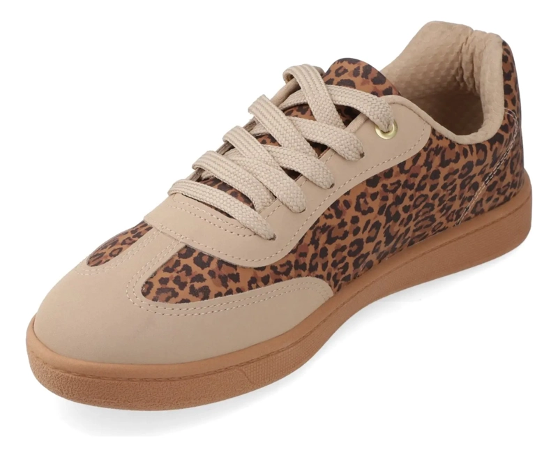 ZAPATILLAS CASUALES CAFE ANIMAL PRINT BEIRA RIO - 3