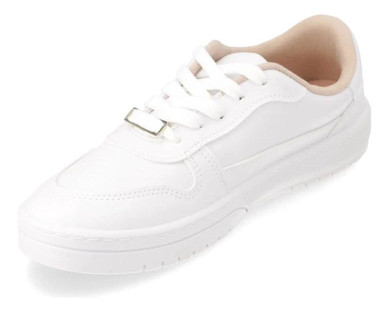 ZAPATILLAS CASUALES BLANCO MOLECA - 3
