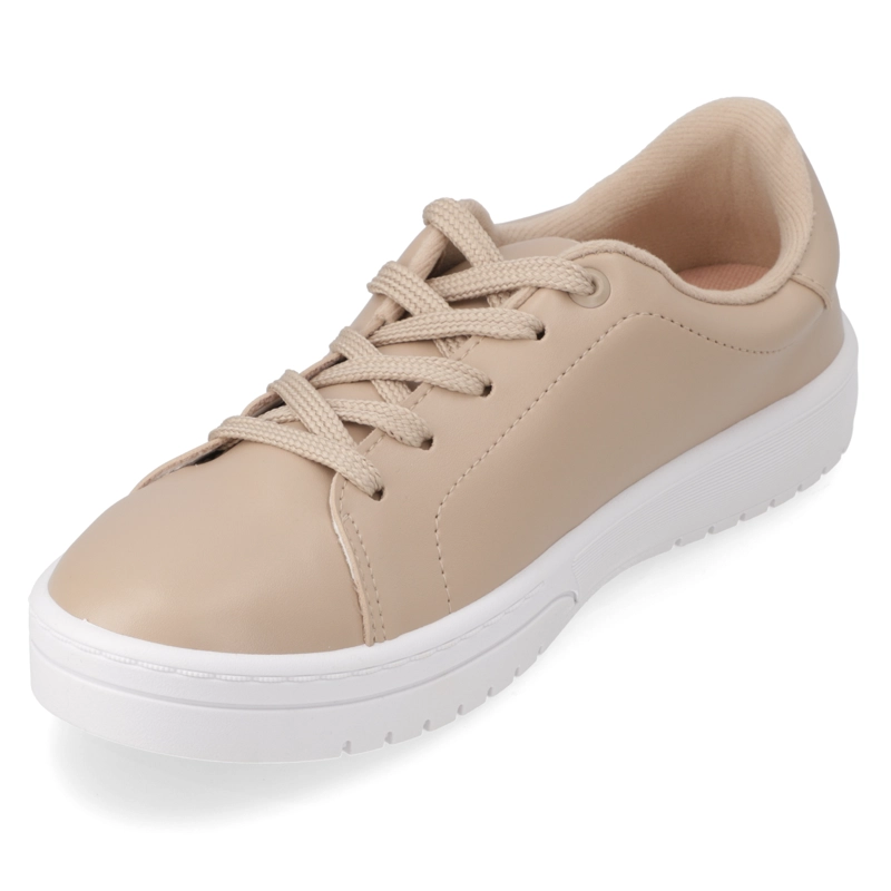 ZAPATILLAS CASUALES BEIGE MOLECA - 3