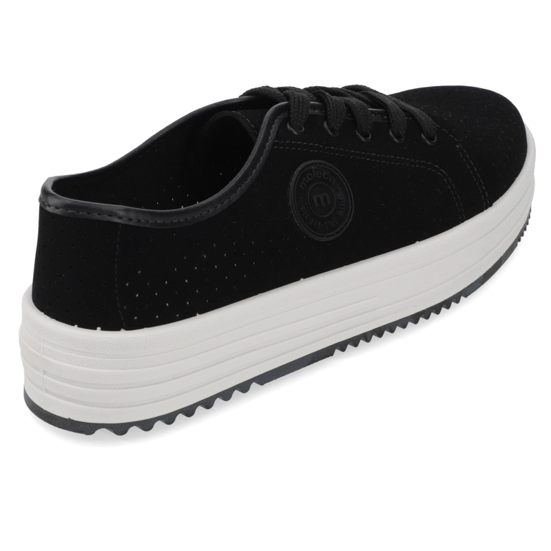 ZAPATILLA NEGRA MOLECA - 5