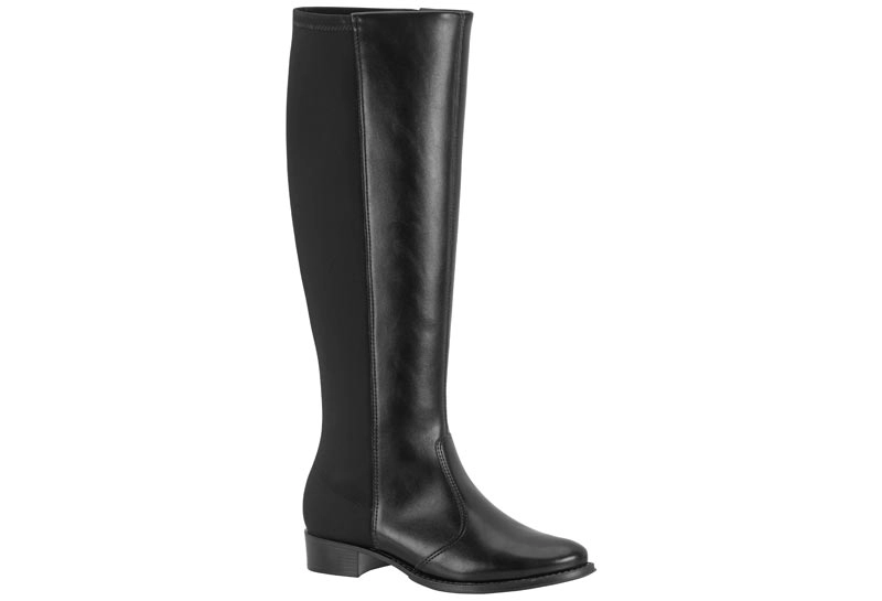BOTA PLANA NEGRO BEIRA RIO - 7