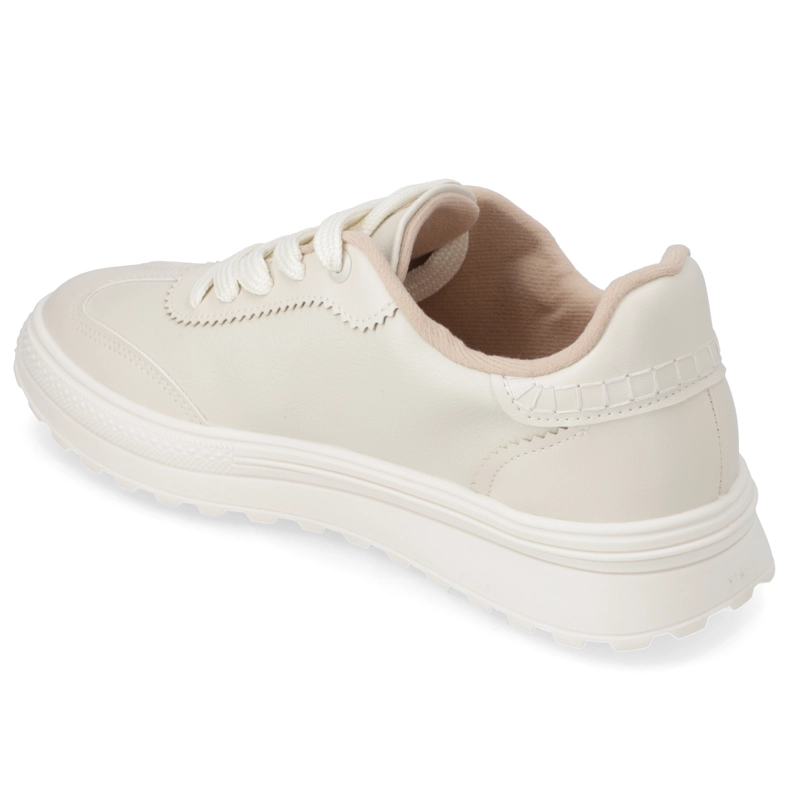 ZAPATILLA URBANA CREMA MOLECA - 4