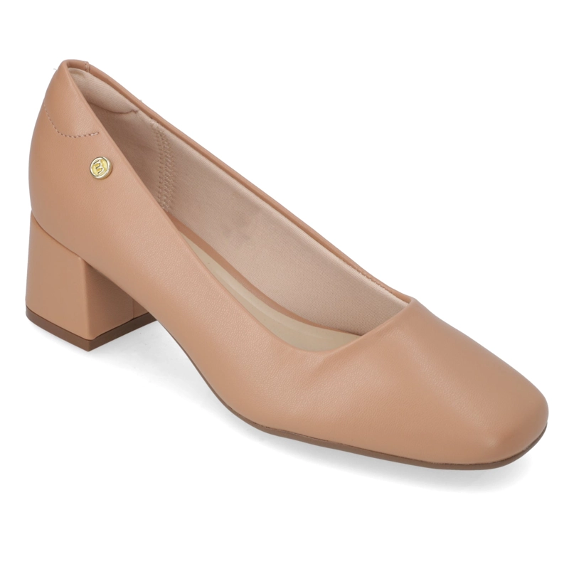 TACO ANCHO 5 CM NUDE MOLECA - 1