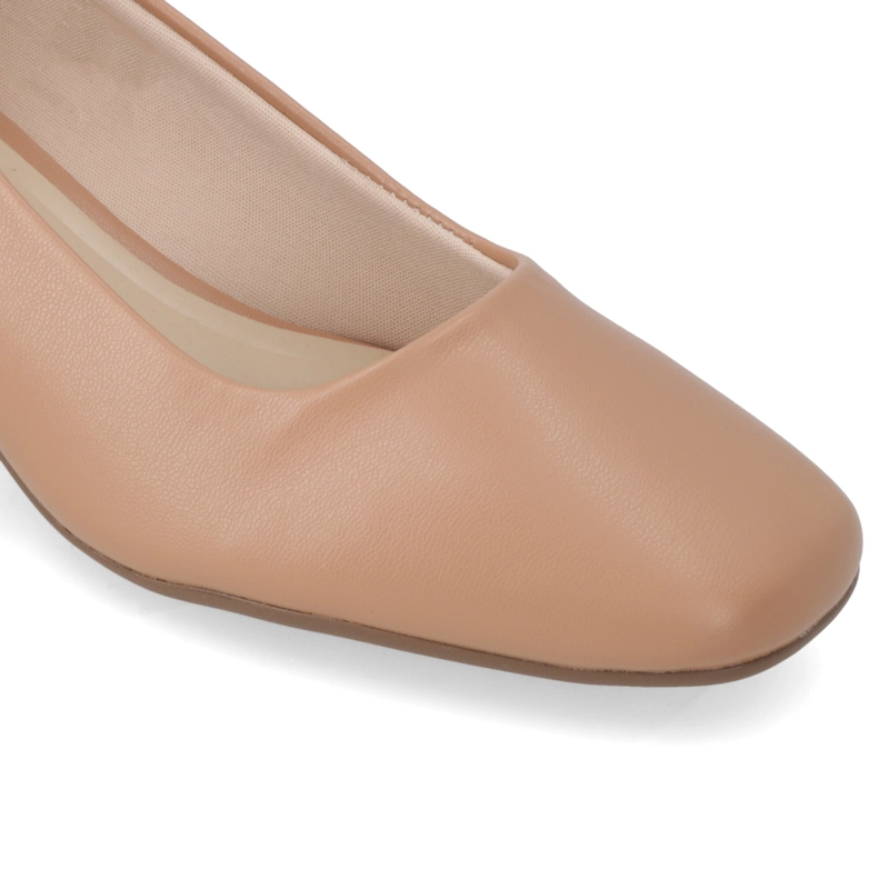 TACO ANCHO 5 CM NUDE MOLECA - 6
