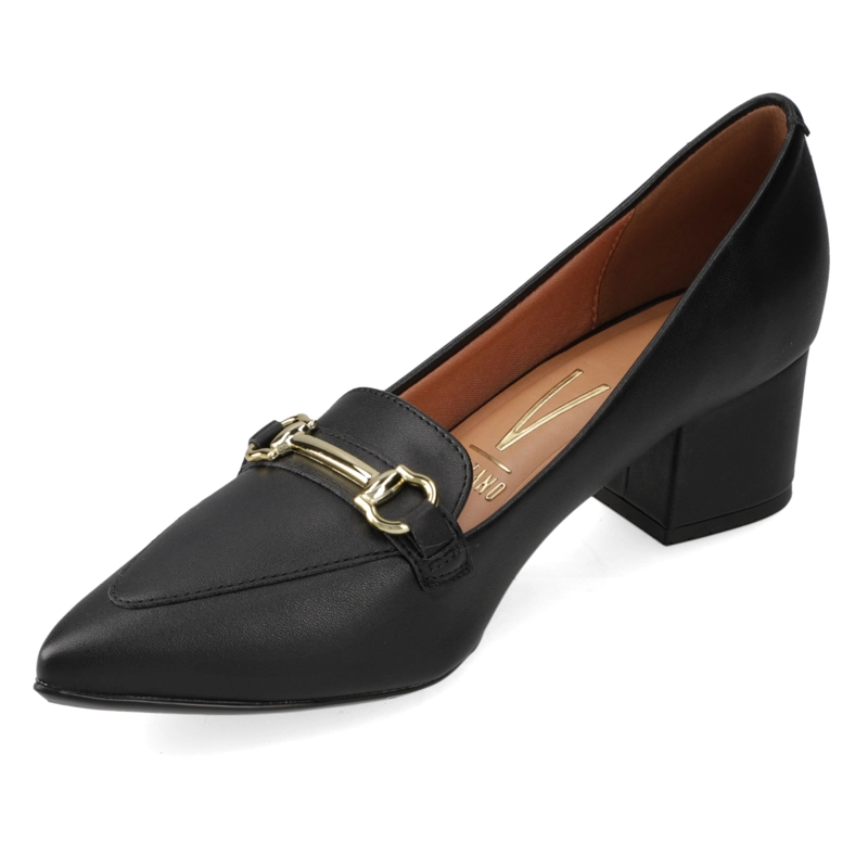 TACO ANCHO 5 CM NEGRO VIZZANO - 3