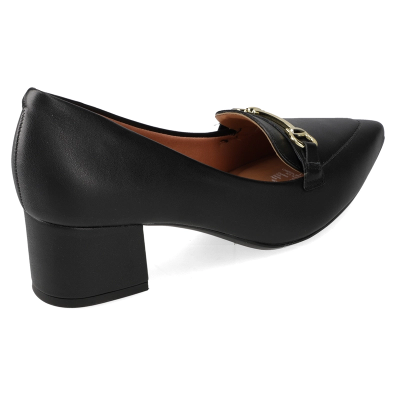 TACO ANCHO 5 CM NEGRO VIZZANO - 5