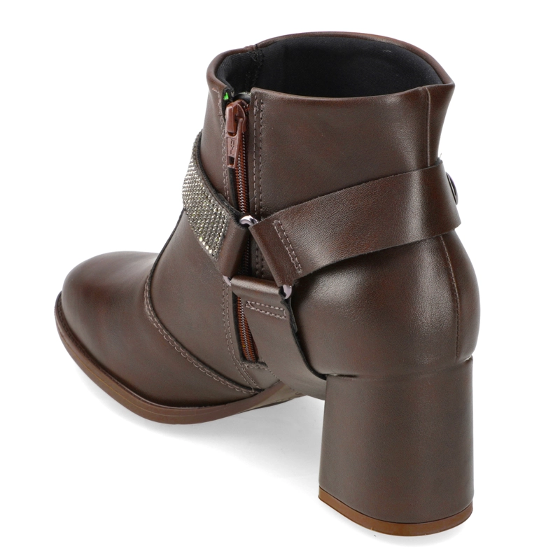 BOTIN TACO ANCHO CHOCOLATE MODARE - 4