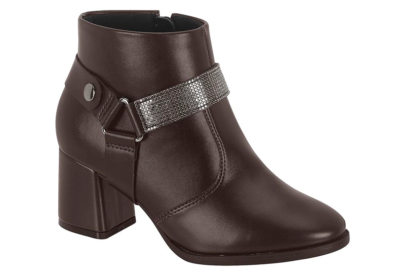 BOTIN TACO ANCHO CHOCOLATE MODARE - 7